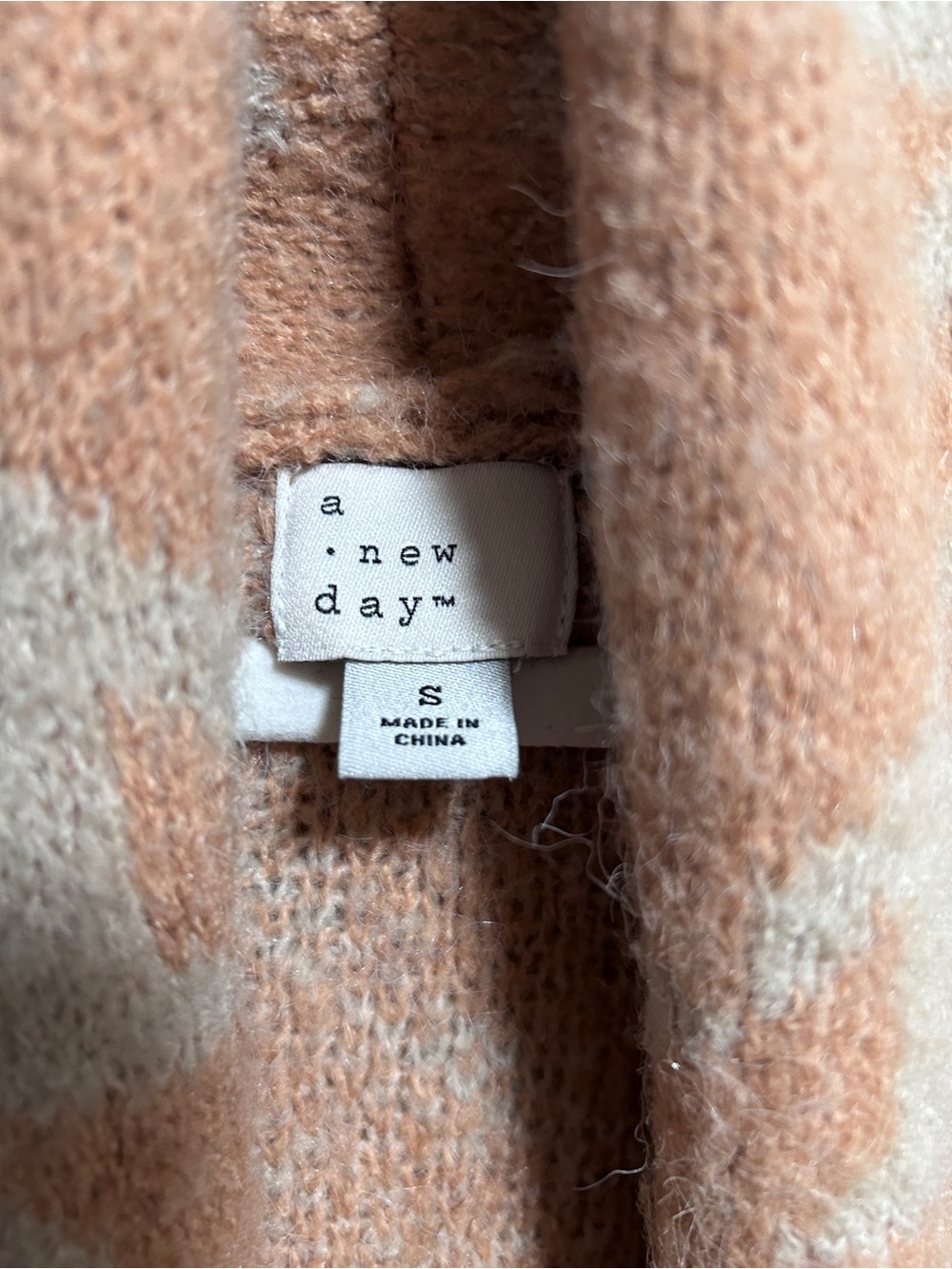 a.new.day™ Peach and Cream Knit Cardigan